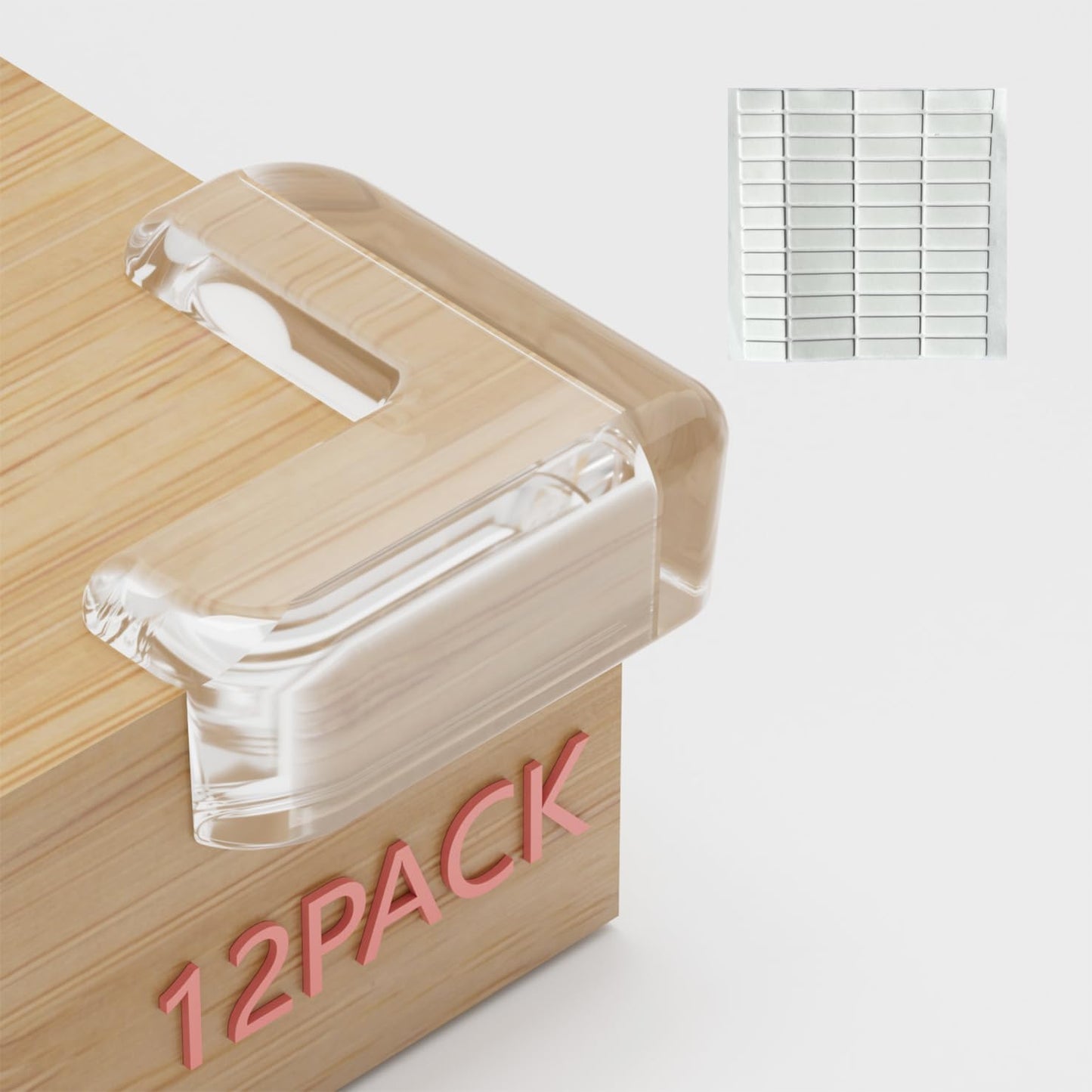 ✅ Lilbee Corner Protectors (12 Pack) – Clear Baby Safety Bumpers for Furniture & Table Edges