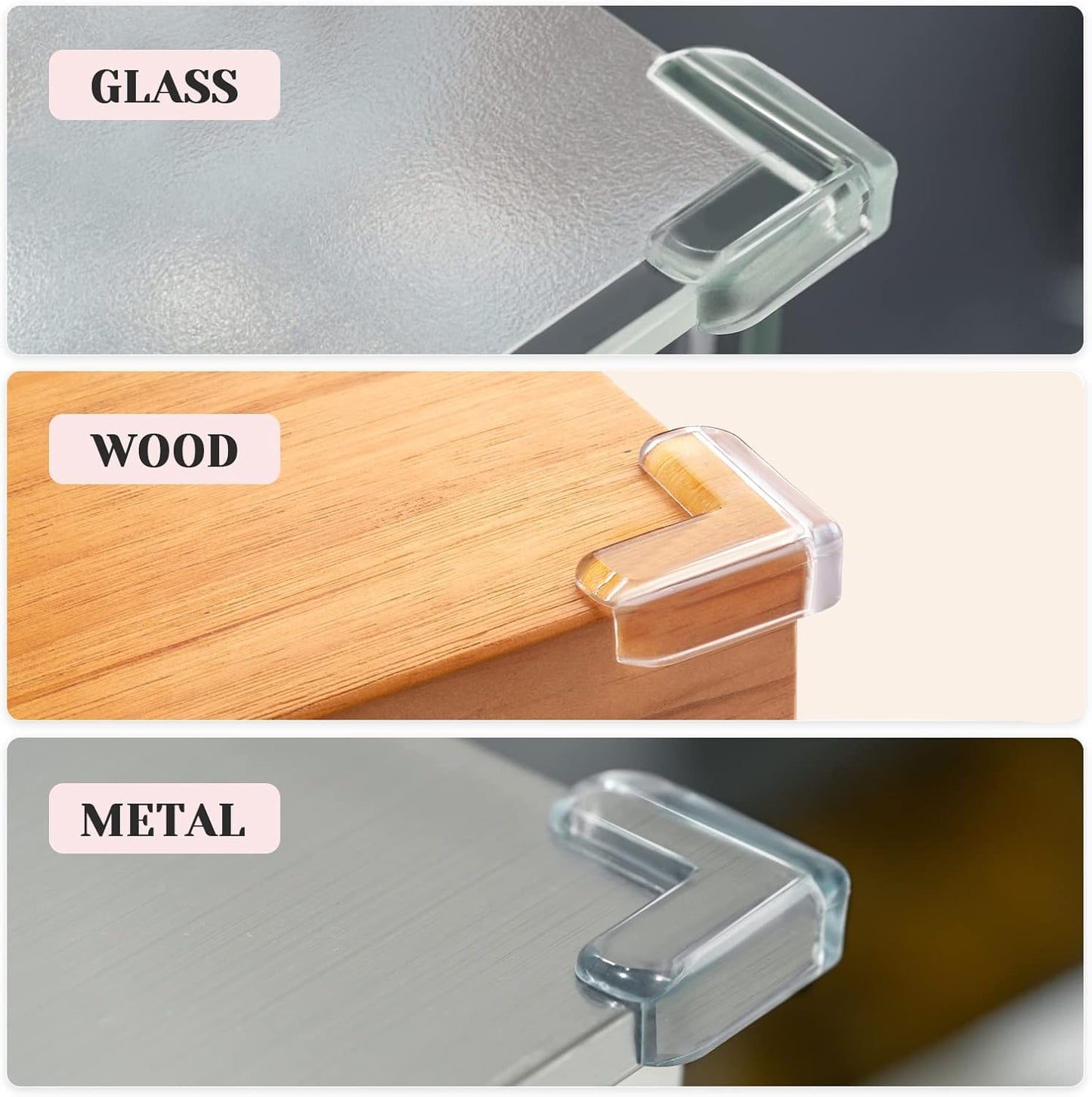 ✅ Lilbee Corner Protectors (12 Pack) – Clear Baby Safety Bumpers for Furniture & Table Edges