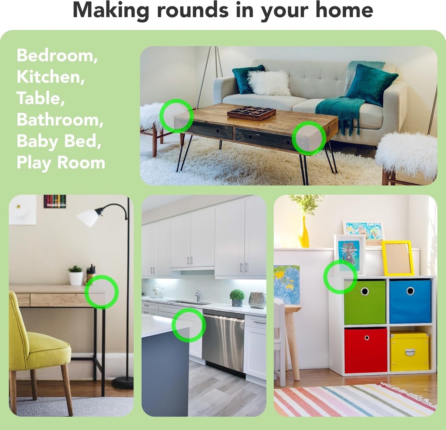 ✅ Lilbee Corner Protectors (12 Pack) – Clear Baby Safety Bumpers for Furniture & Table Edges